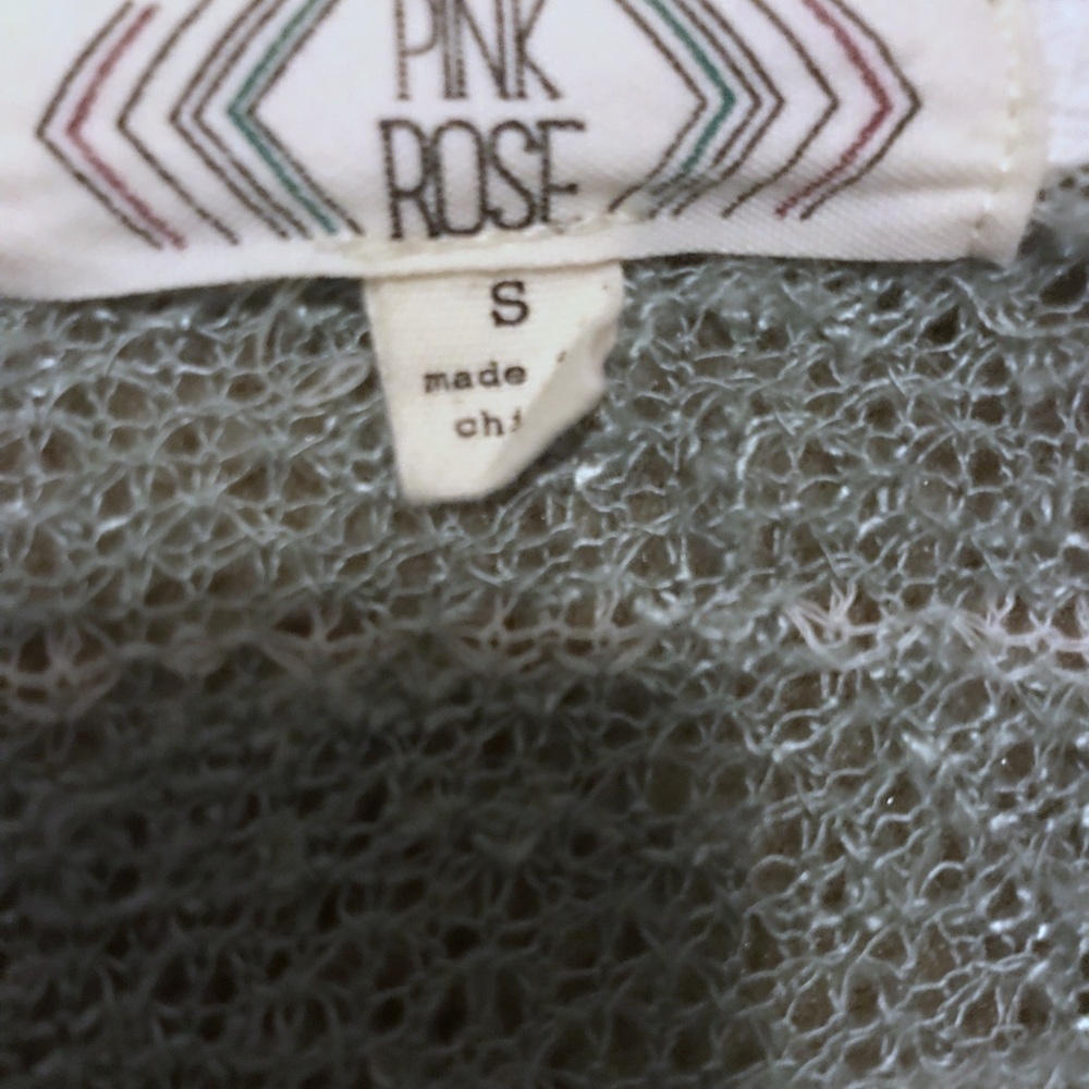 PINK ROSE KNIT SWEATER - Picture 5 of 6